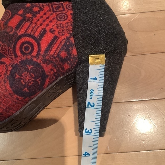 Desigual Textured heeled boots Shanon - Picture 9 of 12